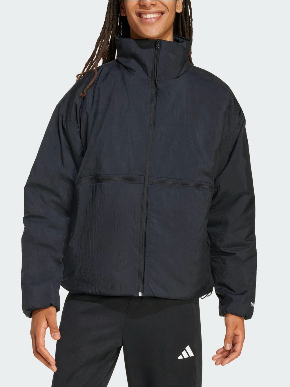 NWT $140 Adidas City Tech Climawarm PrimaLoft Jacket Black Men’s Medium